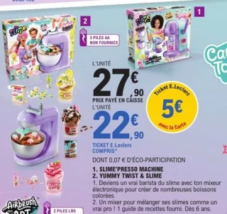 Slime'Presso Machine / Yummy Twist & Slime Canal Toys