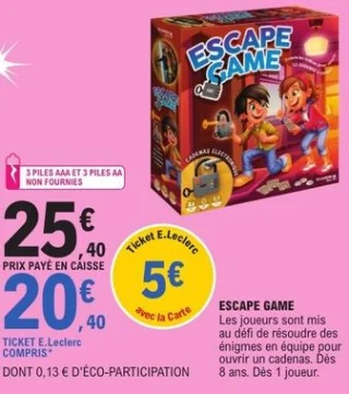 Escape Game Dujardin