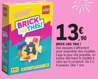 Jeu d'ambiance Lego Brick Like This !