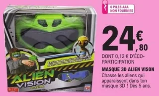 Jeu de tir Masque 3D Alien Vision