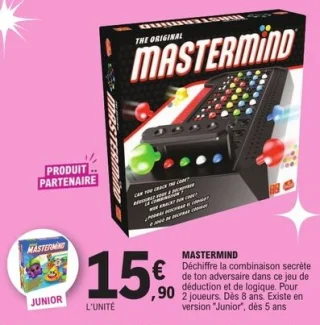 Jeu de déduction Mastermind ou Mastermind Junior
