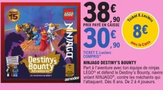 Jeu de société Ninjago Destiny's Bounty LEGO Asmodee