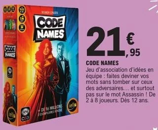 Jeu de société Code Names