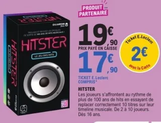 Jeu musical Hitster