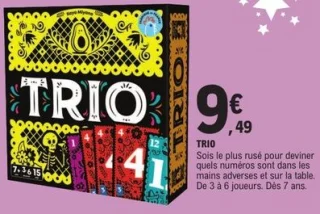 Jeu de société Trio