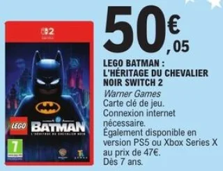 Lego Batman : L'Héritage du Chevalier Noir Switch 2 Warner Games