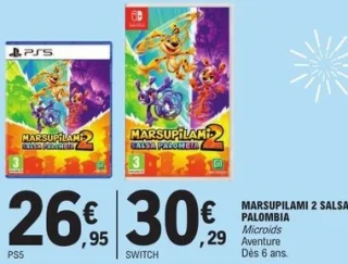 Marsupilami 2 Salsa Palombia PS5 / Switch