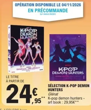 Sélection livres et art book K-Pop Demon Hunters Glénat
