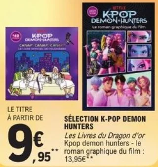 Sélection livres K-Pop Demon Hunters Les Livres du Dragon d'or
