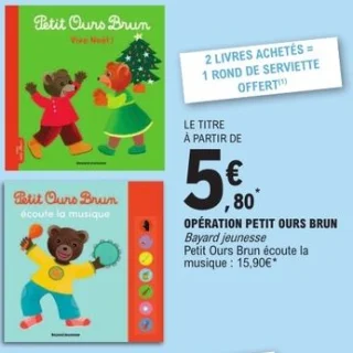 Opération Petit Ours Brun Bayard Jeunesse