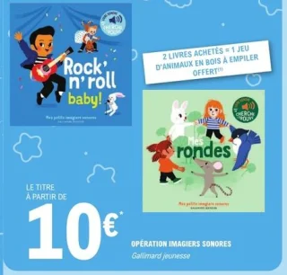 Opération imagiers sonores Gallimard Jeunesse