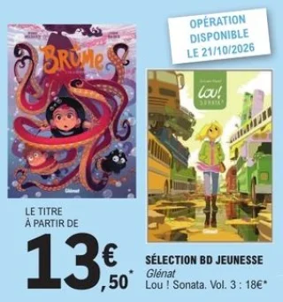 Sélection BD Jeunesse - Glénat