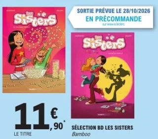 Sélection BD Les Sisters - Bamboo