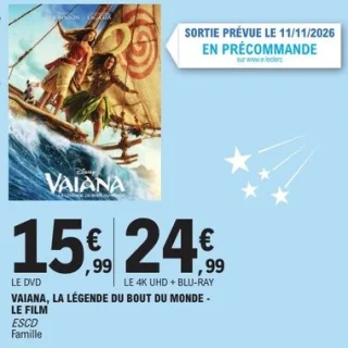 DVD ou Blu-Ray Vaiana, la légende du bout du monde - Le Film