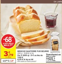 Brioche Nanterre pur beurre