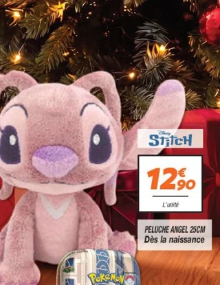 STITCH Peluche angel 25cm