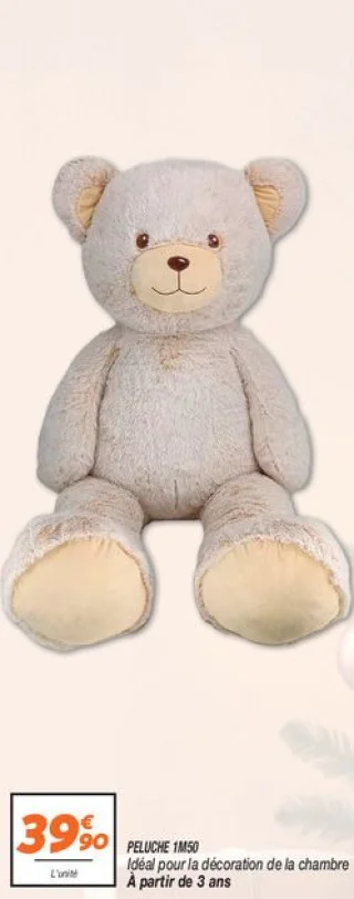 Peluche 1m50 