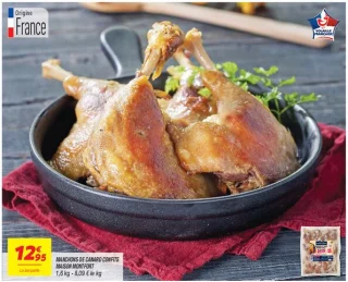 Manchons de canard confits 