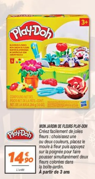 Mon jardin de fleurs play-doh