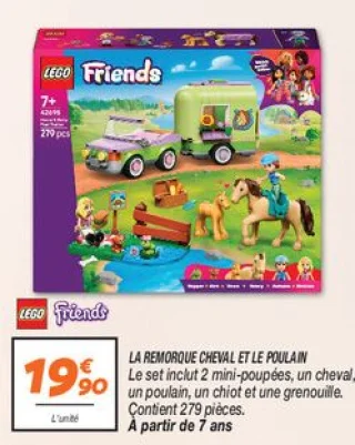La remorque cheval et le poulain