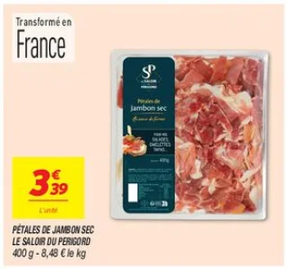 Pétales de jambon sec le saloir du perigord