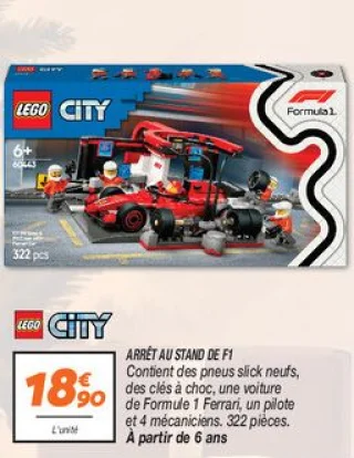 Arrêt au stand de f1