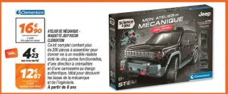 Atelier de mécanique - maquette jeep recon 