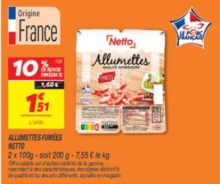 Allumettes fumées 
