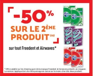 Sur tout freedent et airwaves