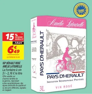 Igp hérault rosé