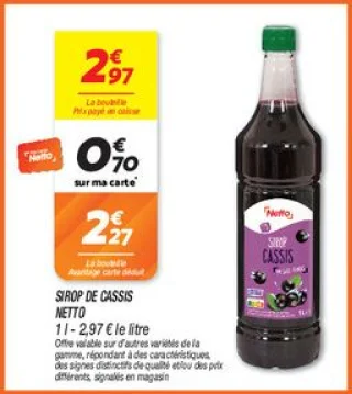 Sirop de cassis