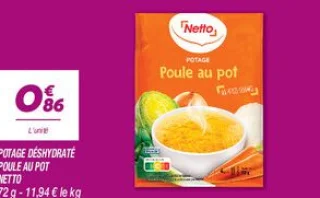 Potage déshydraté poule au pot