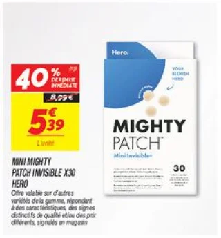Mini mighty patch invisible x30