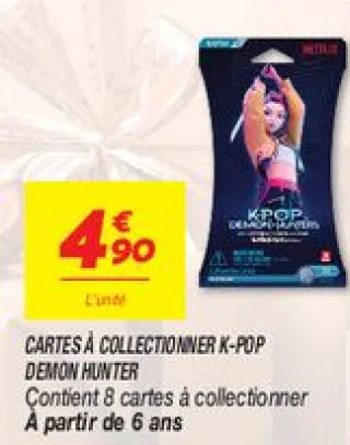 Cartes à collectionner k-pop demon hunter 