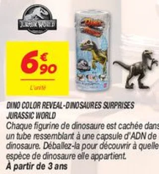 Dino color reveal-dinosaures surprises 