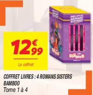 Coffret livres : 4 romans sisters 