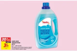 Lessive liquide fraîcheur intense Netto