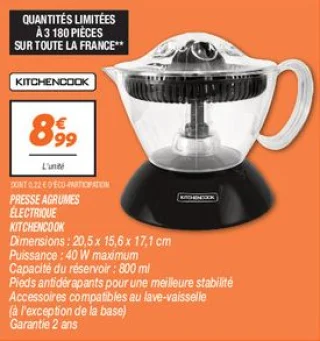 Presse agrumes électrique 
