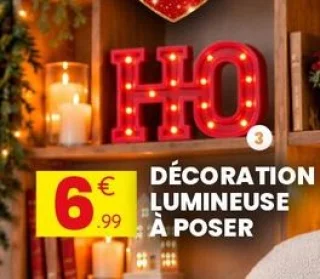 Décoration lumineuse à poser HO