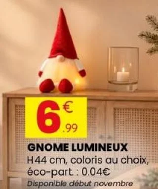 Gnome lumineux