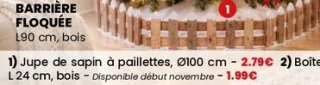 Jupe de sapin à paillettes