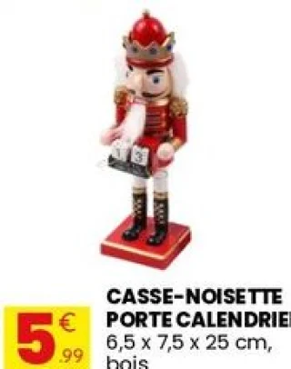 Casse-noisette porte calendrier