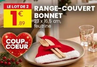 Range-couvert Bonnet Le Lot de 2