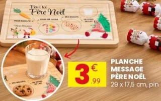 Planche message Père Noël