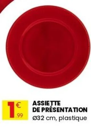 Assiette de présentation Ø32 cm
