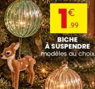 Biche à suspendre