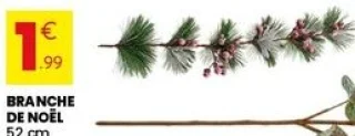 BRANCHE DE NOËL 52 cm