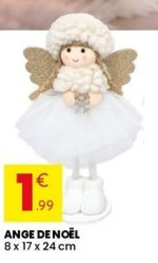 Ange de Noël 8 x 17 x 24 cm