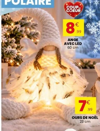 Ange avec LED 60 cm