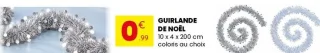 Guirlande de Noël 10 x 4 x 200 cm